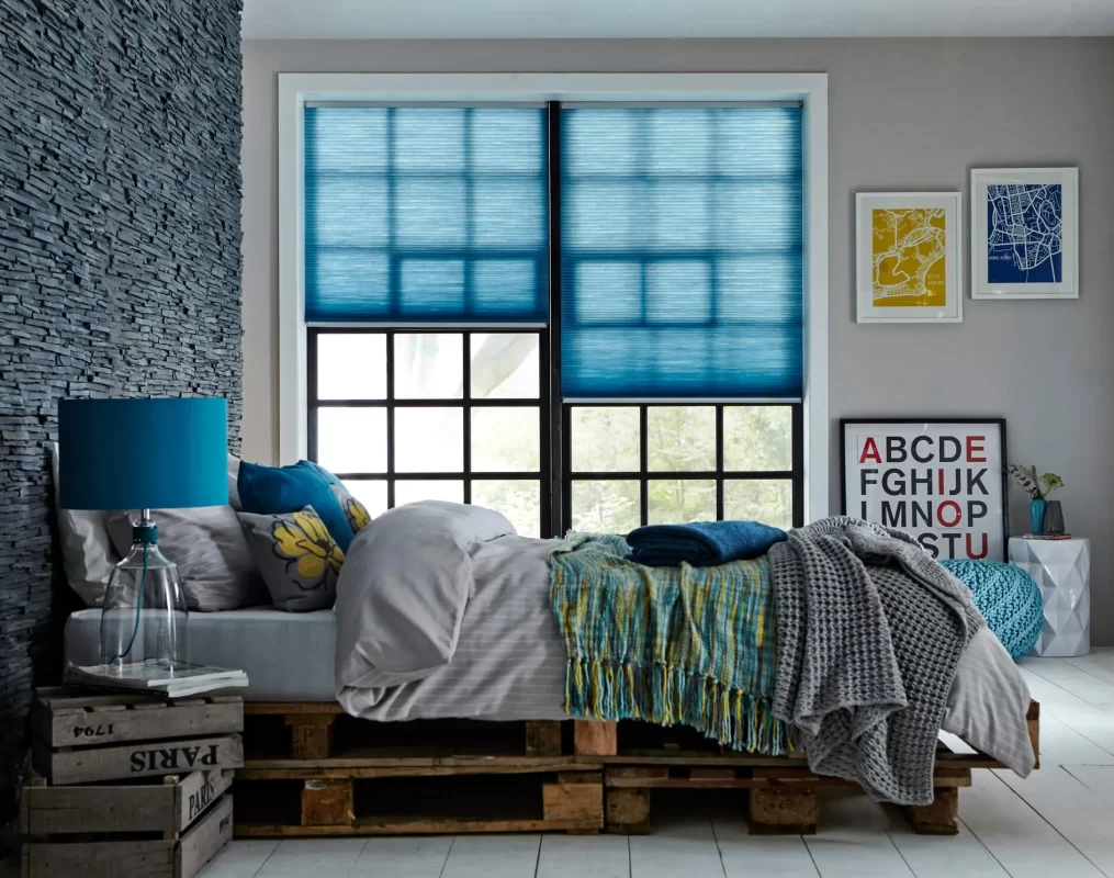 Teal Roller Blinds